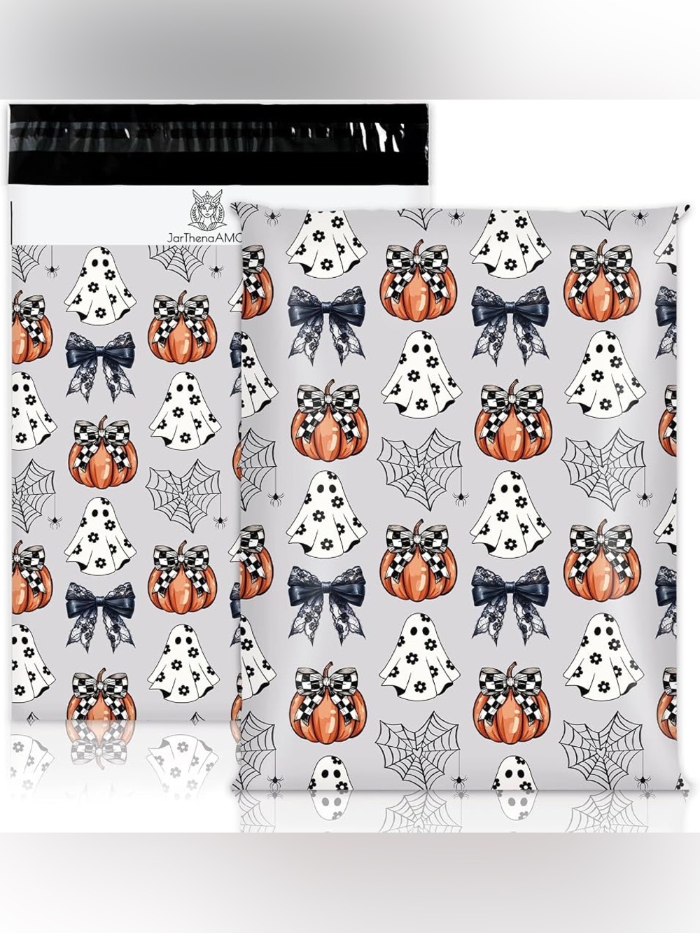 Polymailer Value Pack/Halloween Pumpkin, Ghost and Bows Pattern
(10”x13”) Qty:20